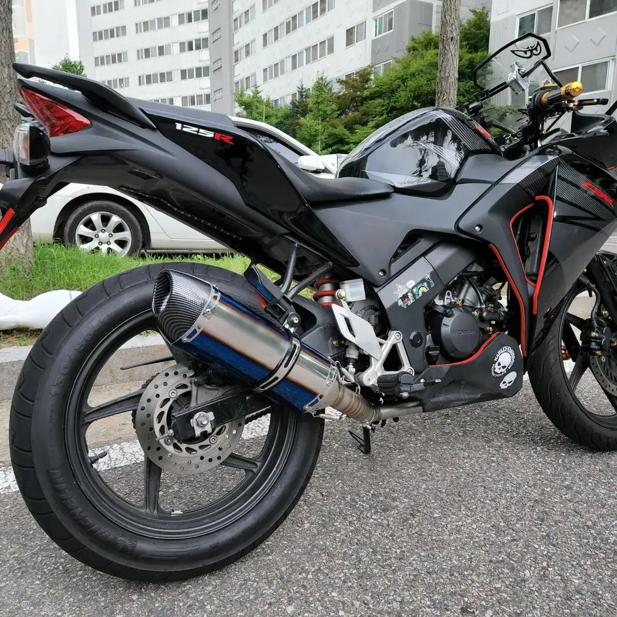 cbr125 cbr300 cbr500 튜닝 머플러