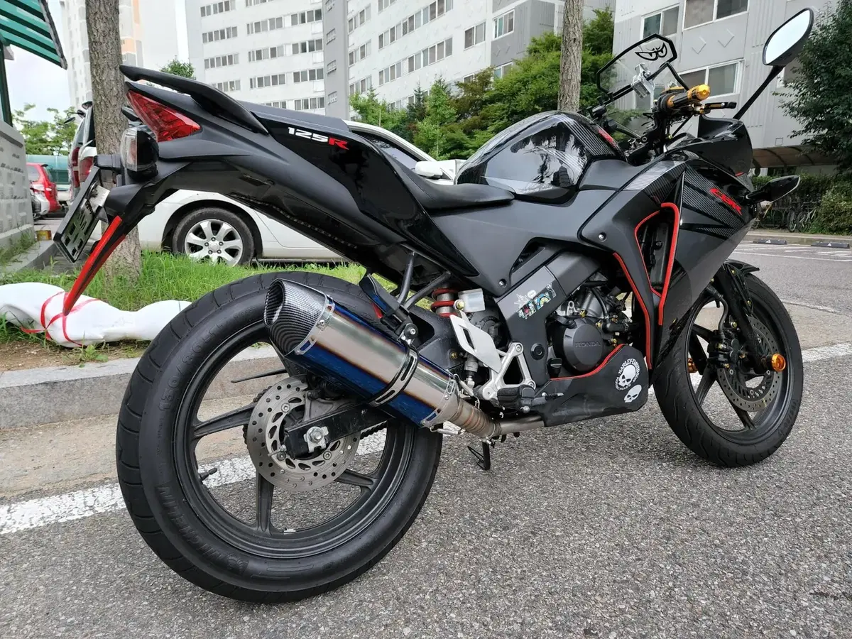 cbr125 cbr300 cbr500 튜닝 머플러