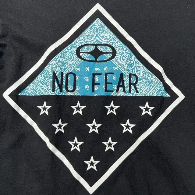 no fear 프린팅 반팔티셔츠