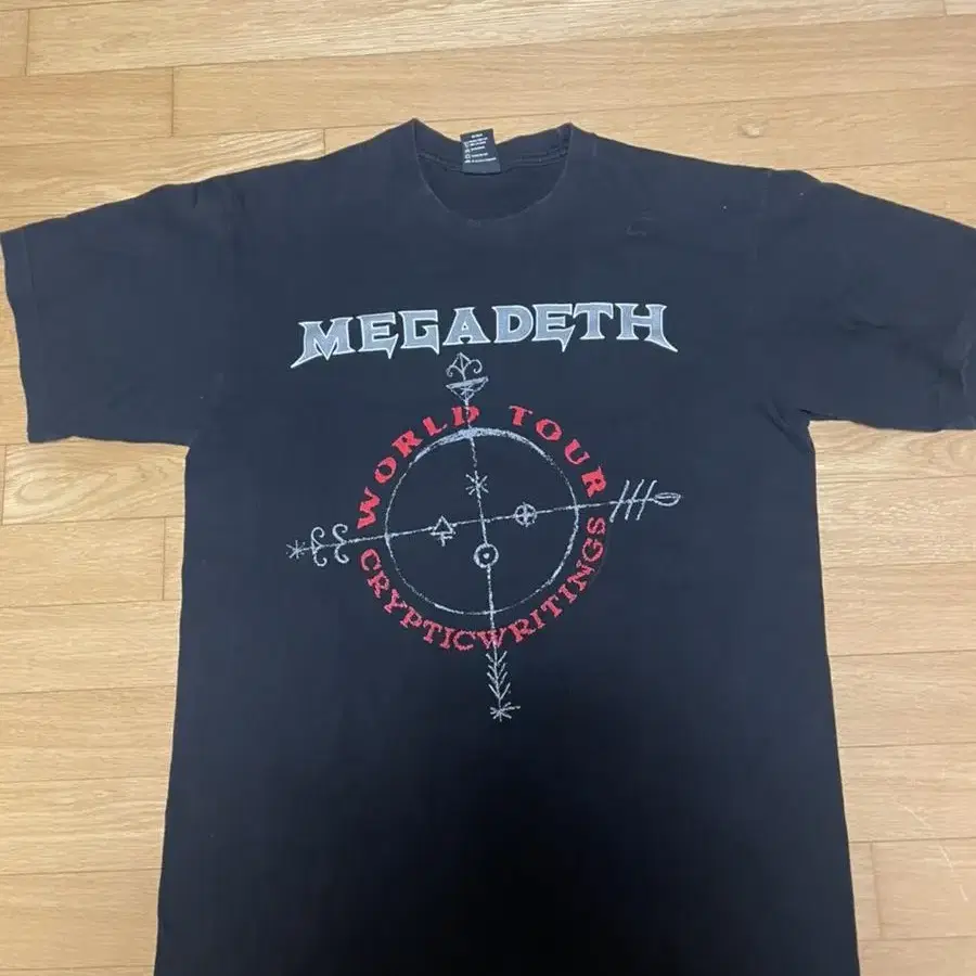 [XL]90s 빈티지 메가데스 MEGADETH 밴드티