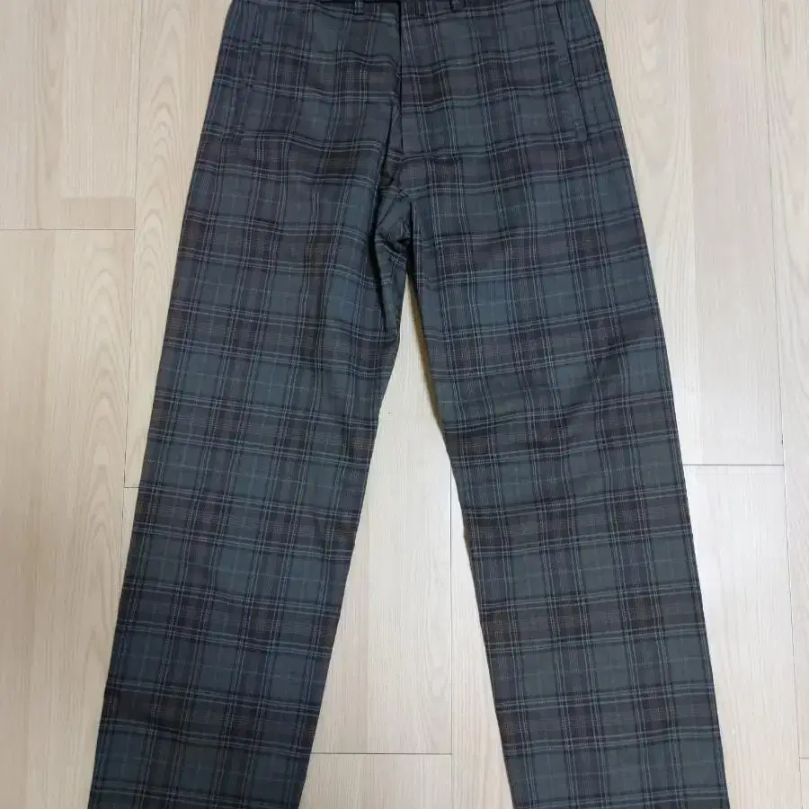 ITALY CHECK SEAMLESS PANTS (CHECK BROWN)