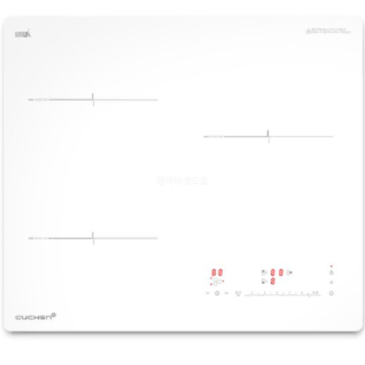 쿠첸 화이트 인덕션3구 CIR-02IH33FLBIB, 전기레인지
