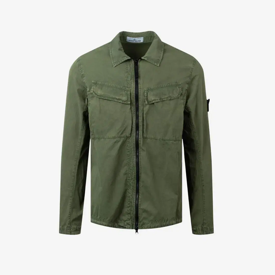 Stone Island 101WNBrushed CottonCanvasOld EffectsOvershirt