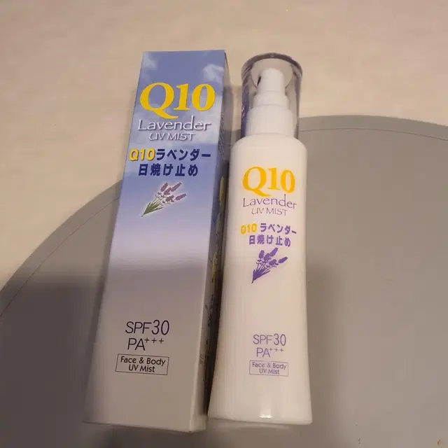 Q10 Lavender uv Mist 얼굴&몸 겸용 썬 미스트 100ml