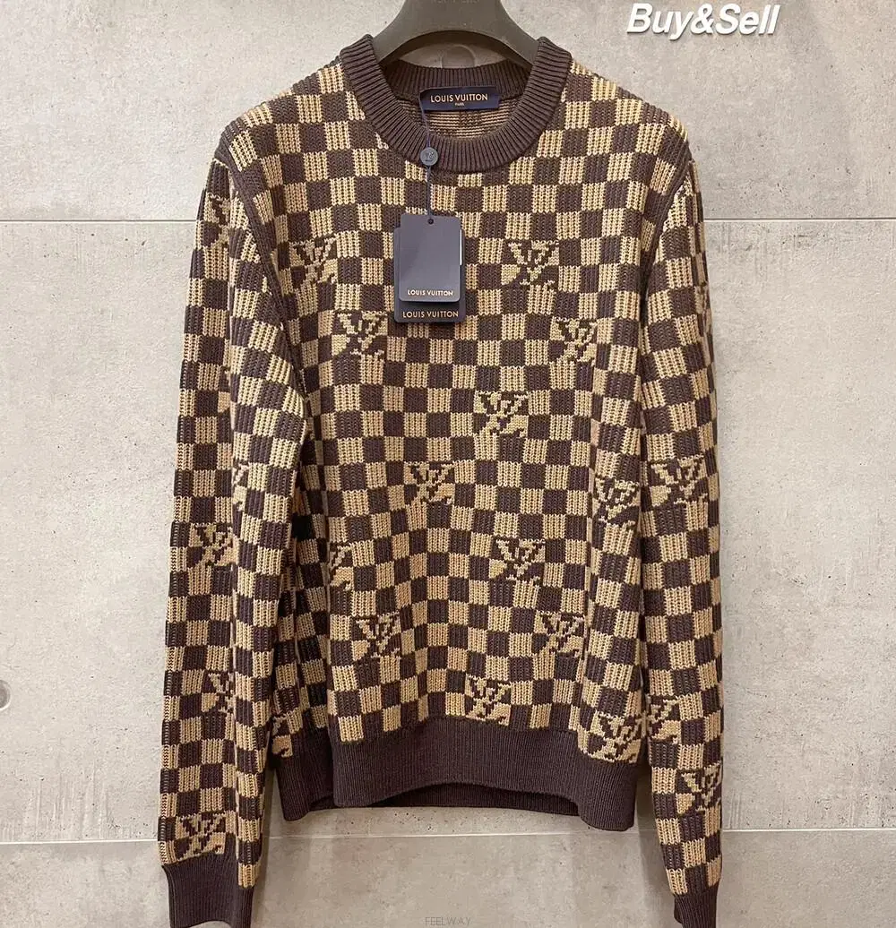 NewLouis Vuitton Damier Crewneck Knit1A9703-D071701