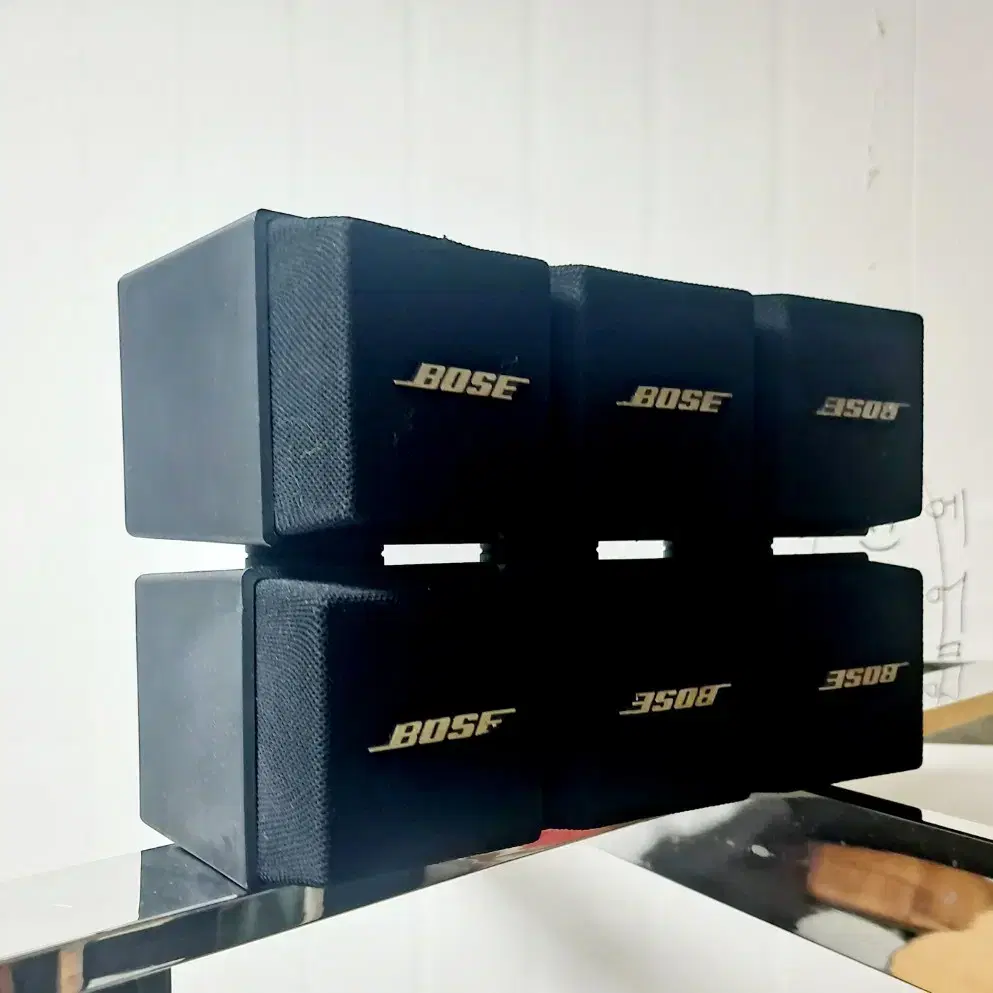 BOSE 보스 듀얼 큐브 스피커   2+2+2 베이스모들 1 앰프1