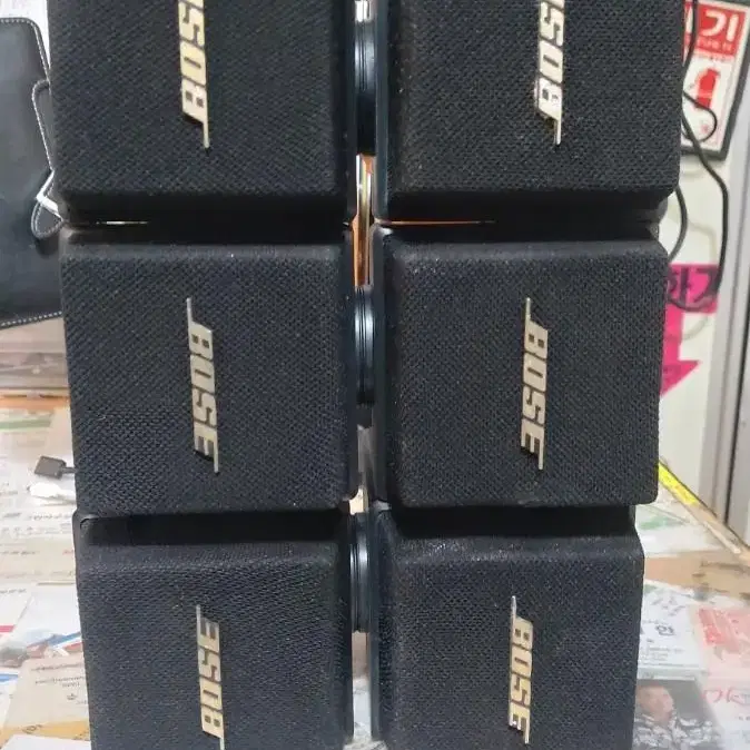 BOSE 보스 듀얼 큐브 스피커   2+2+2 베이스모들 1 앰프1