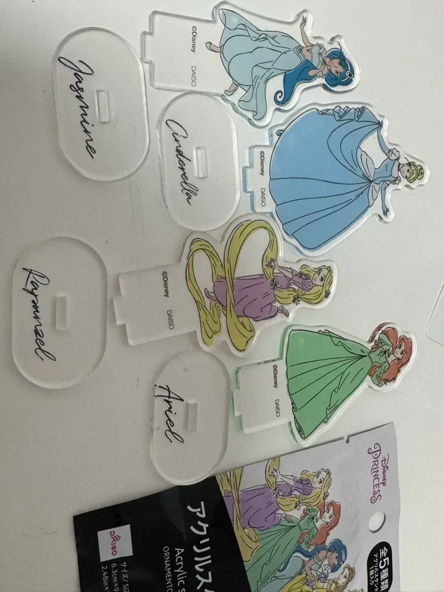 Disney Princess acrylic stands