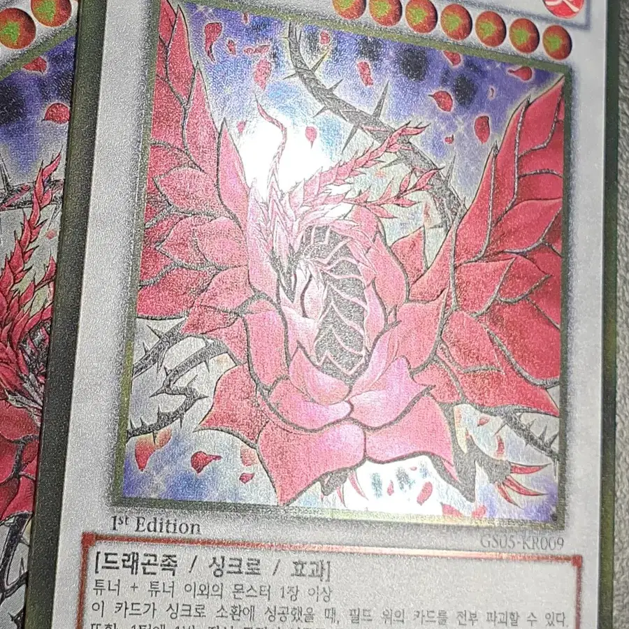 유희왕 블랙 로즈 드래곤 GS05-KR009 1st edition