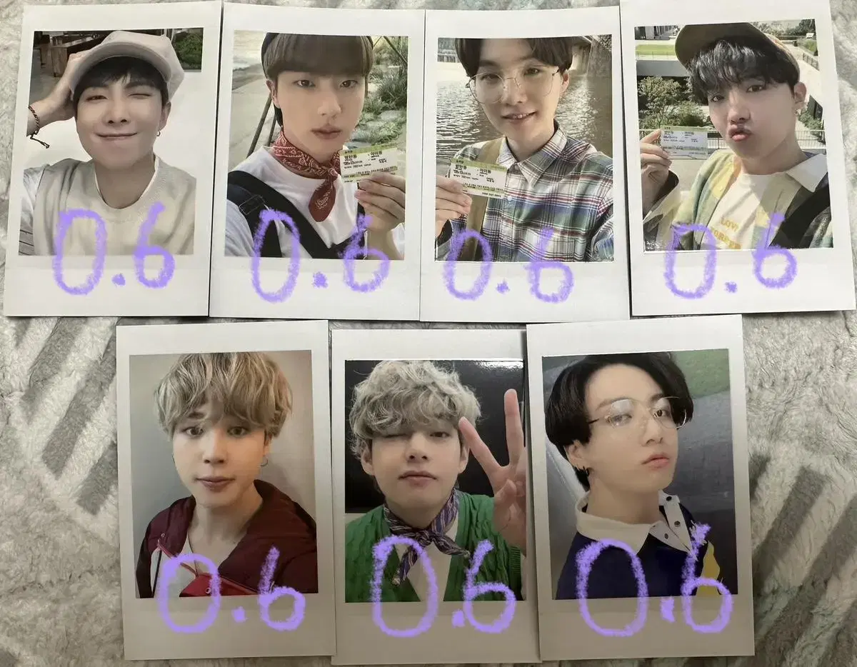 bts 2021시그(시즌's greetings) polaroid photocard