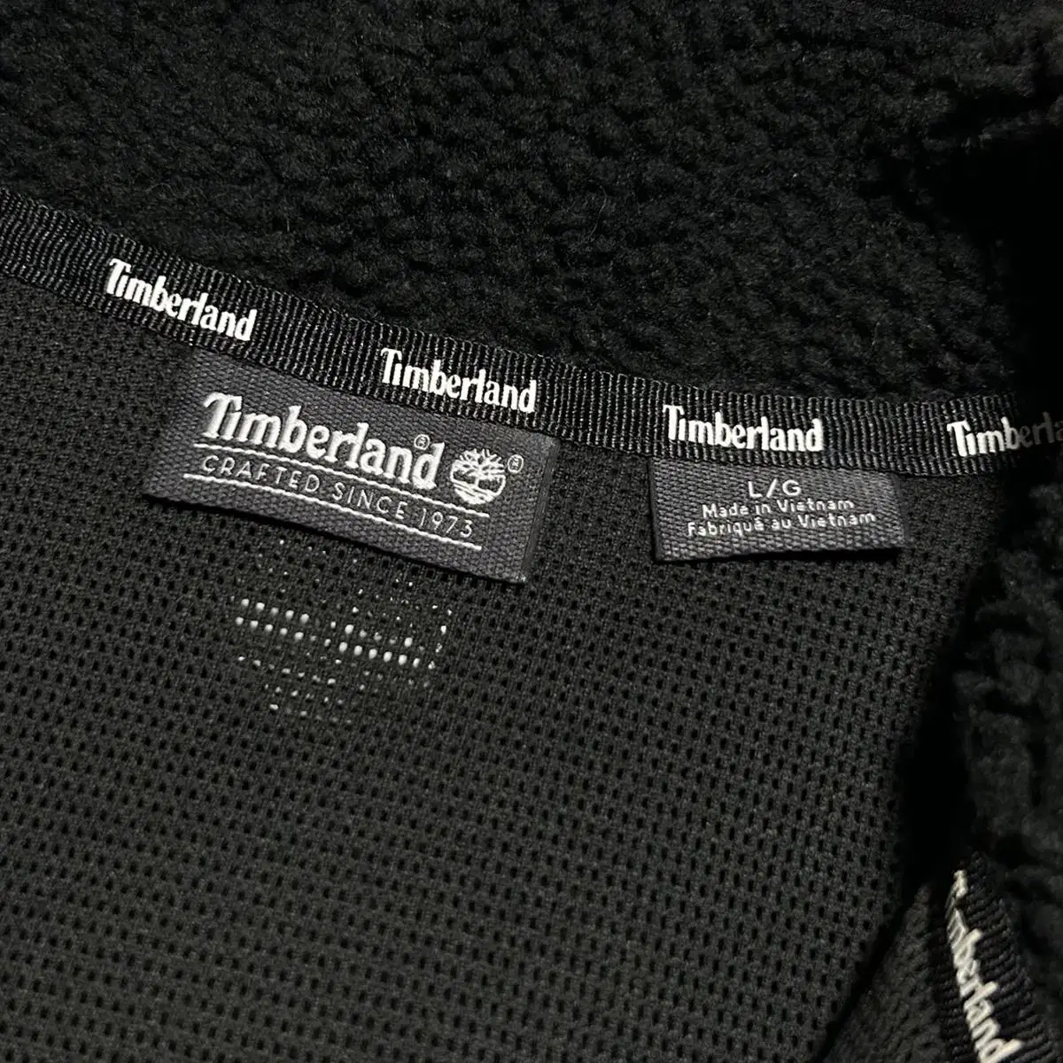 [ L ] Timberland 팀버랜드 셰르파 카키 플리스 집업 자켓