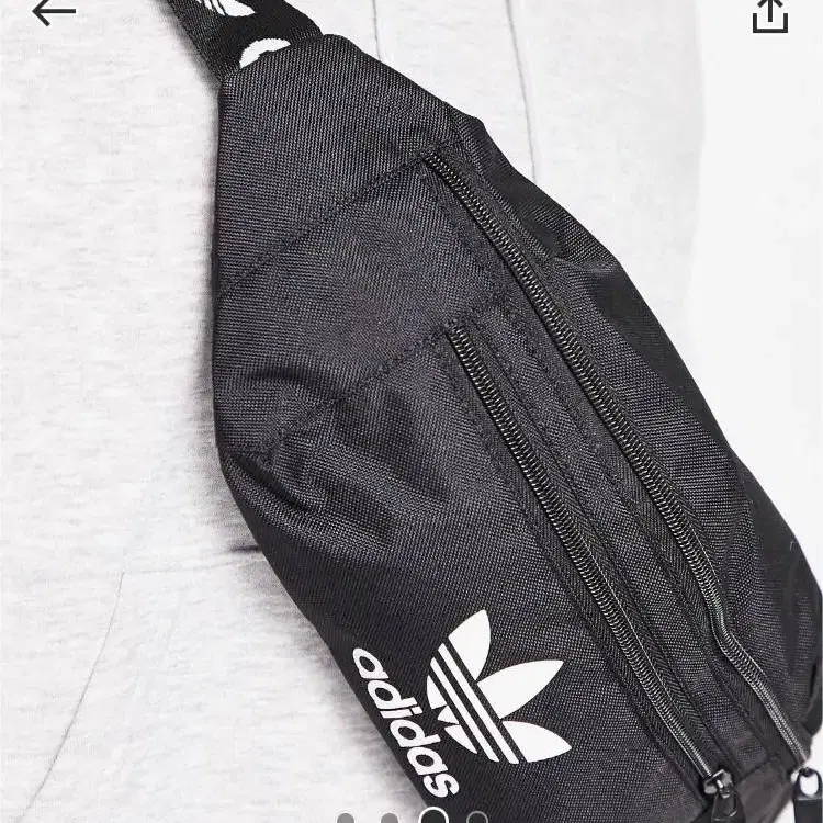 (새상품) adidas 아디다스 슬링백 크로스백 바이커백 블랙 남녀공용