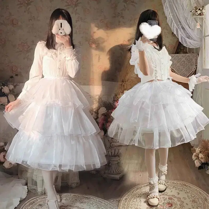 50~70cm Tutu Skirt Lolita Cosplay Shortskirt Petticoat Underskirt