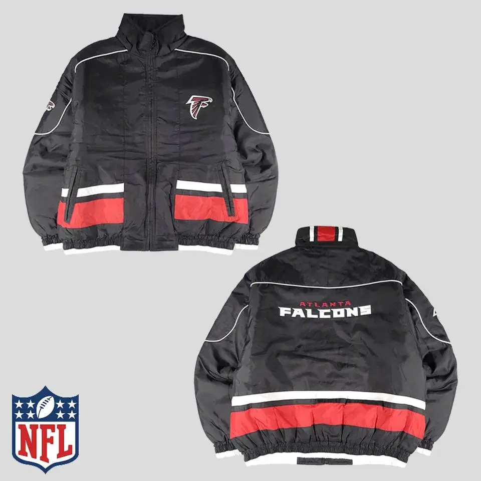 NFL NFRL Black Red White Color scheme Pipeline Atlanta Falcons Football