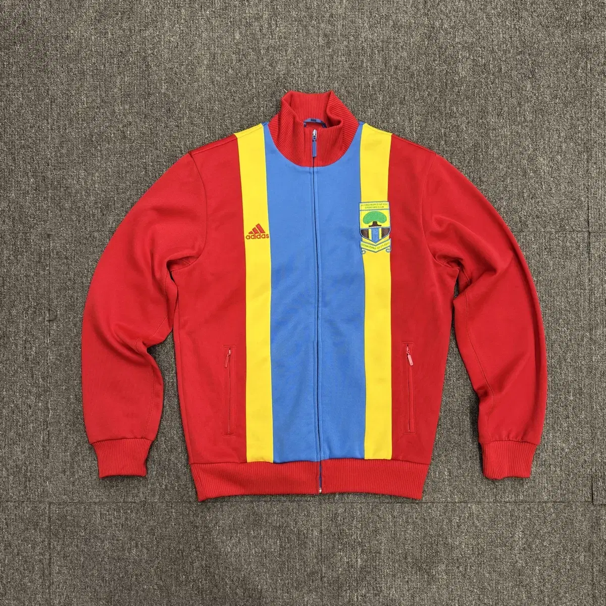 [L] Adidas 08 Euro Ghana Tracktop Zip Up Jersey