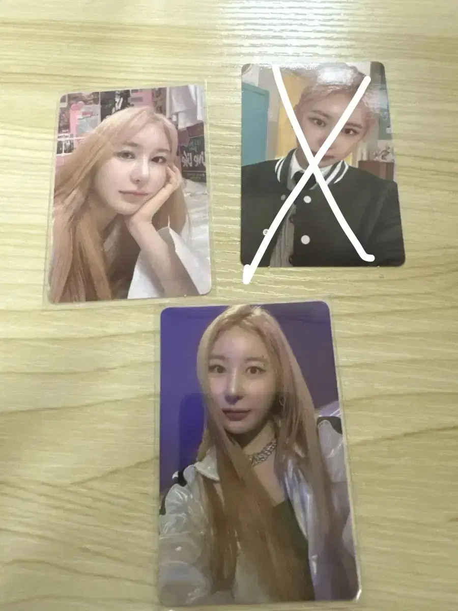 Chaeyeon Lee Mini 2집 photocard postcard knock