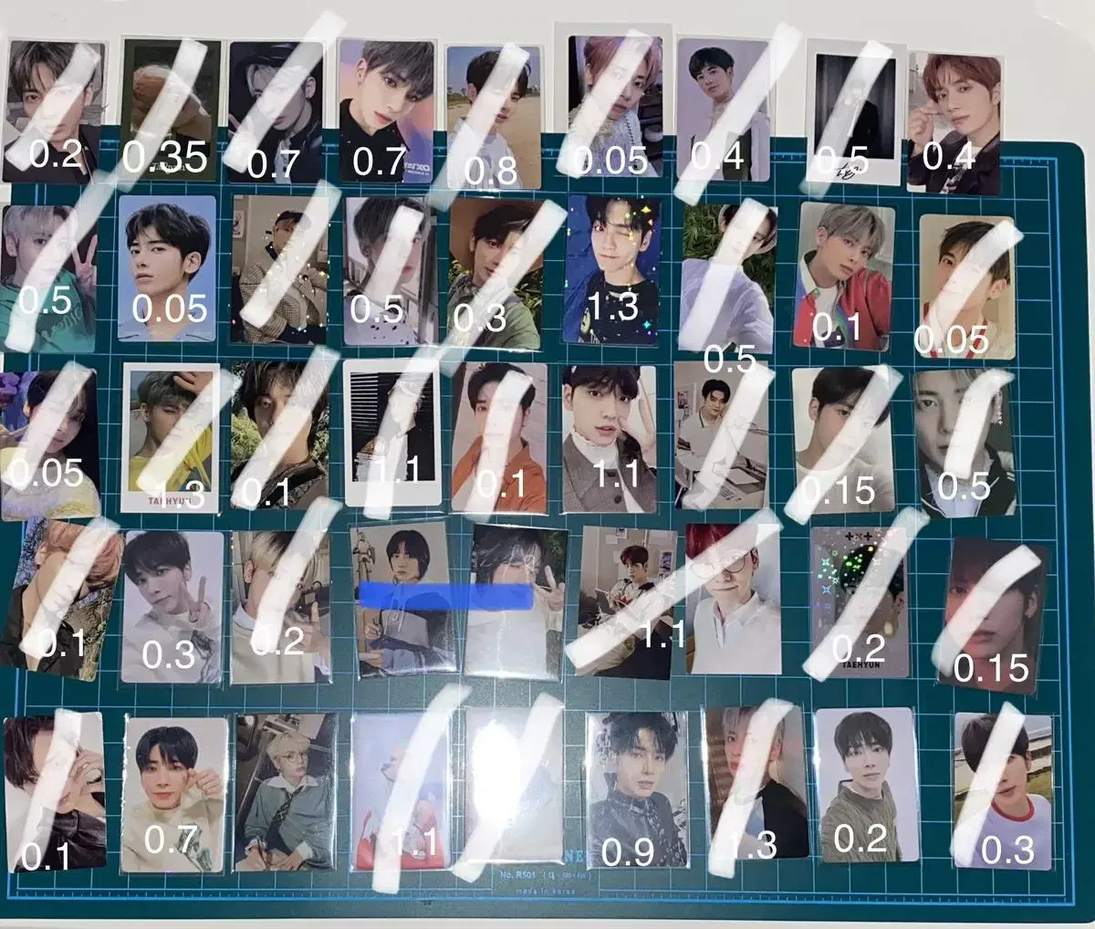 Photocard Market Price txt photocard wts sell yeonjun soobin beomgyu taehyun Hooning