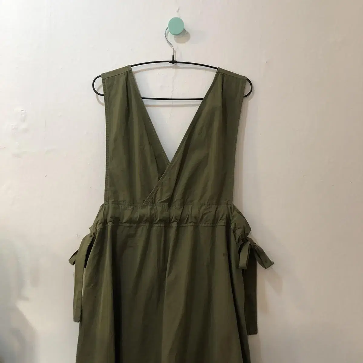 Vintage Saevom khaki long sleeveless o