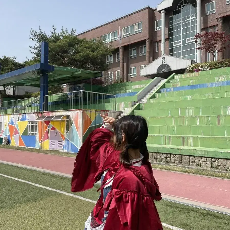 양산형 로리타 빨간망토/ 성냥팔이소녀 졸업사진 컨셉 체육대회 의상 대여