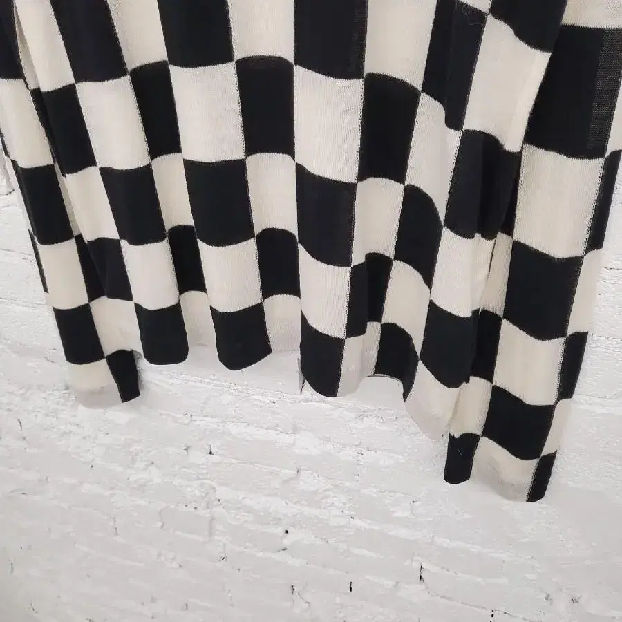 19SS 질샌더 CHECKER BOARD 크루넥