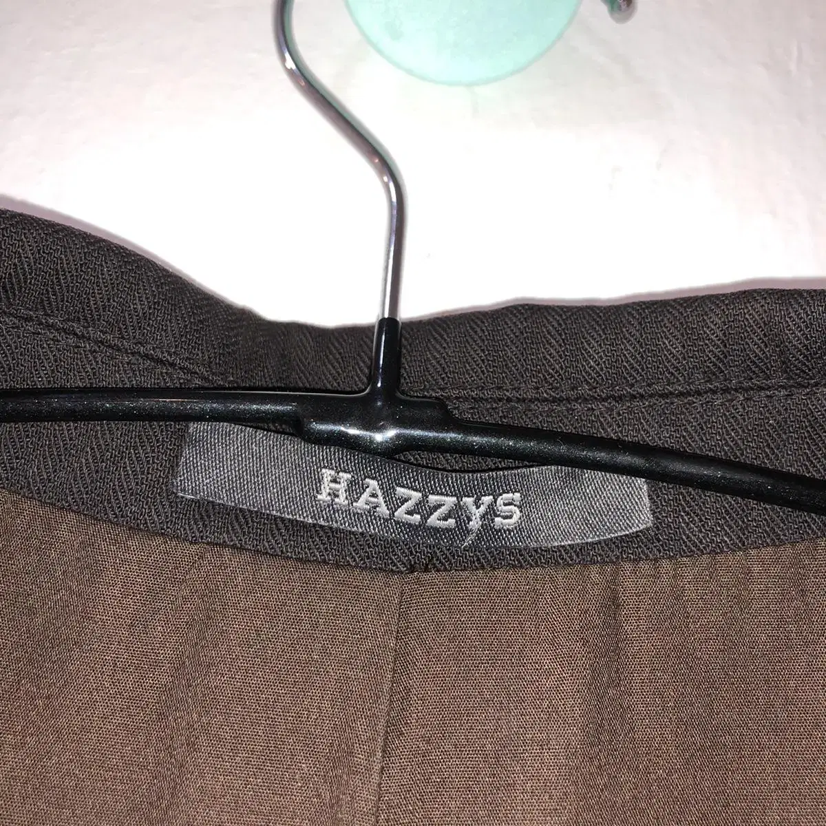 Vintage HAZZYS brown elbow patch jk