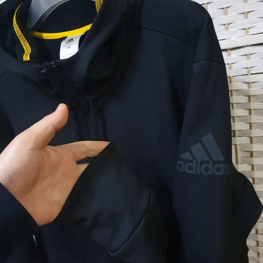 (0004) ADIDAS 아디다스 트레이닝 후드 집업 115  3XL