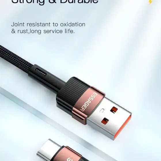 고속충전케이블 Essager 6A USB-타입C 케이블 2m 판매합니다