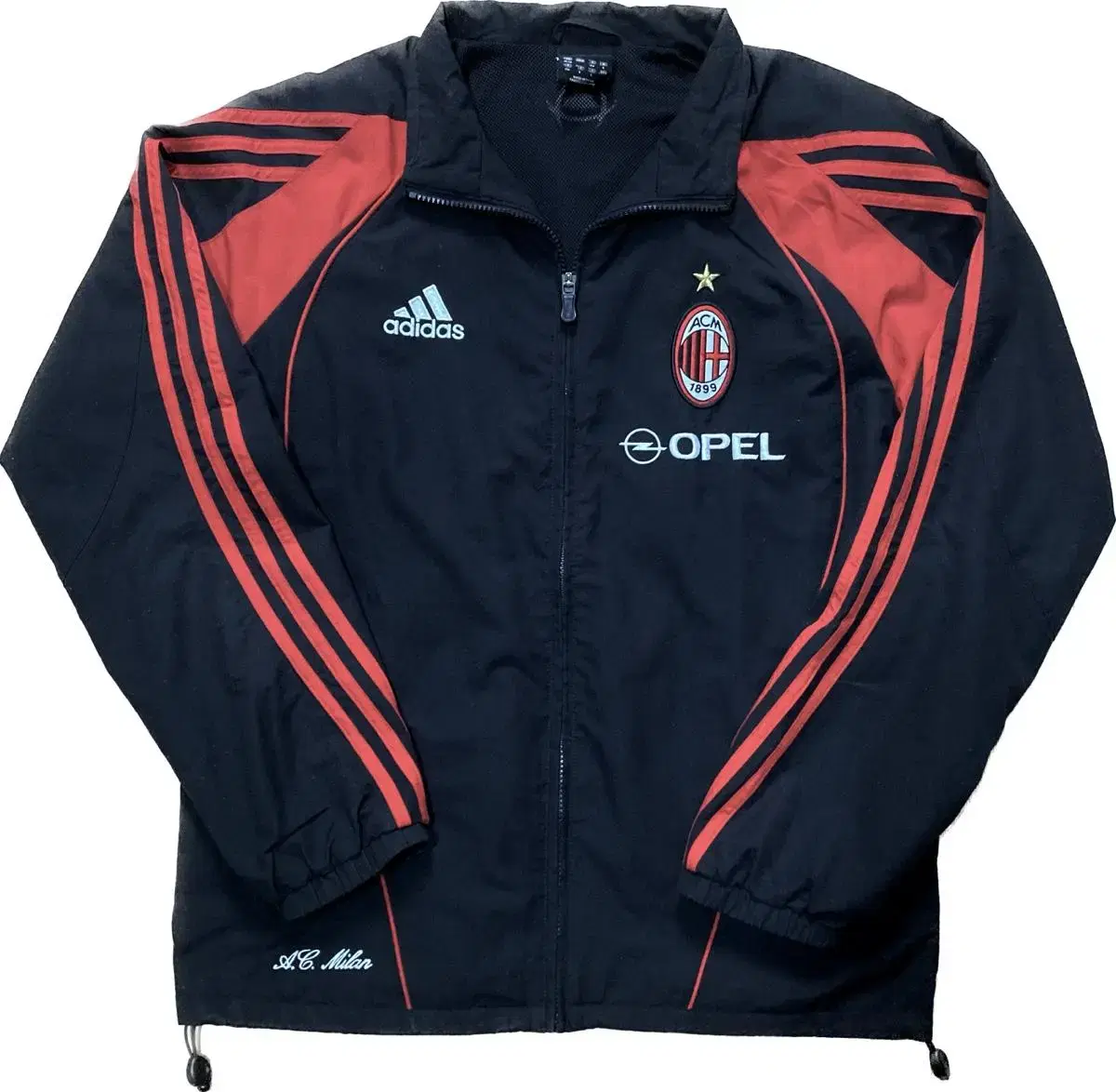 AC Milan Jersey Adidas Jacket Track Jacket