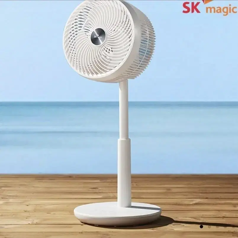 [SK매직] BLDC모터 써큘레이터 3D 입체회전 화이트 FAN-CS10