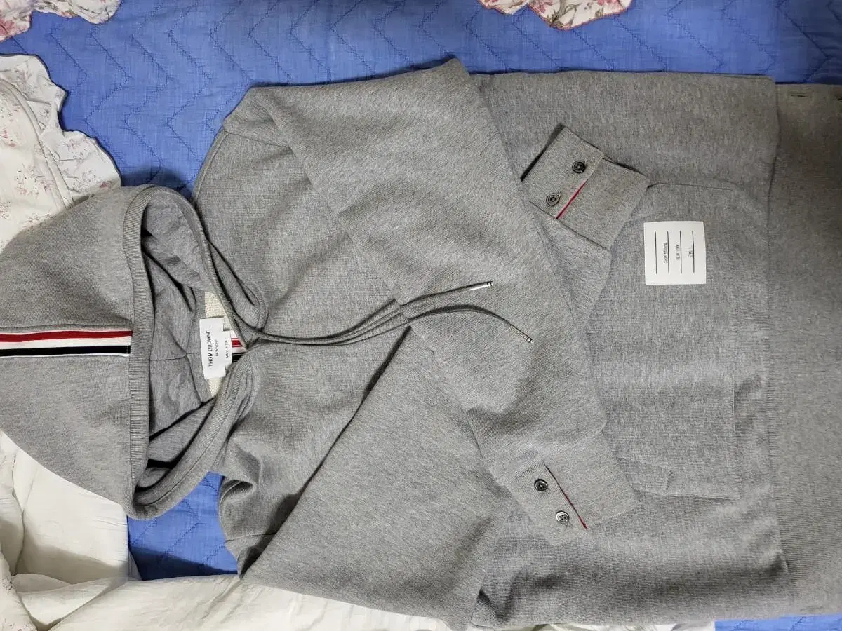 Thom Browne White Samsun Hoodie 1-Size Mint