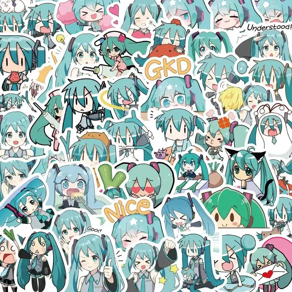 Hatsune Miku sticker 50 varieties