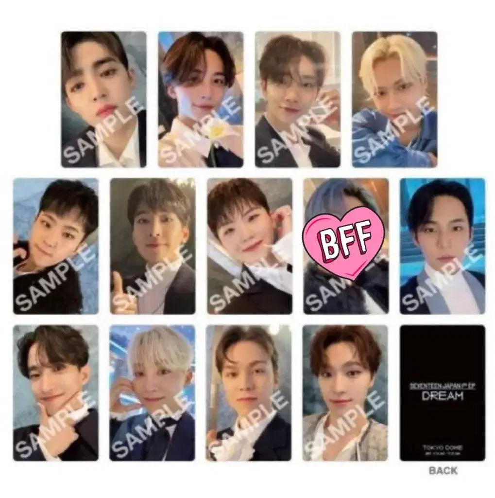 SEVENTEEN 2022 Dream Tokyo Dome Exclusive photocard Set (excluding the8)