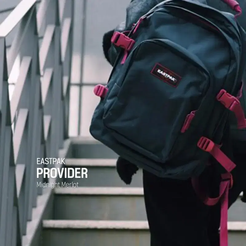 [한정판] 이스트팩(EASTPAK) 백팩 프로바이더 블랙아웃 오렌지