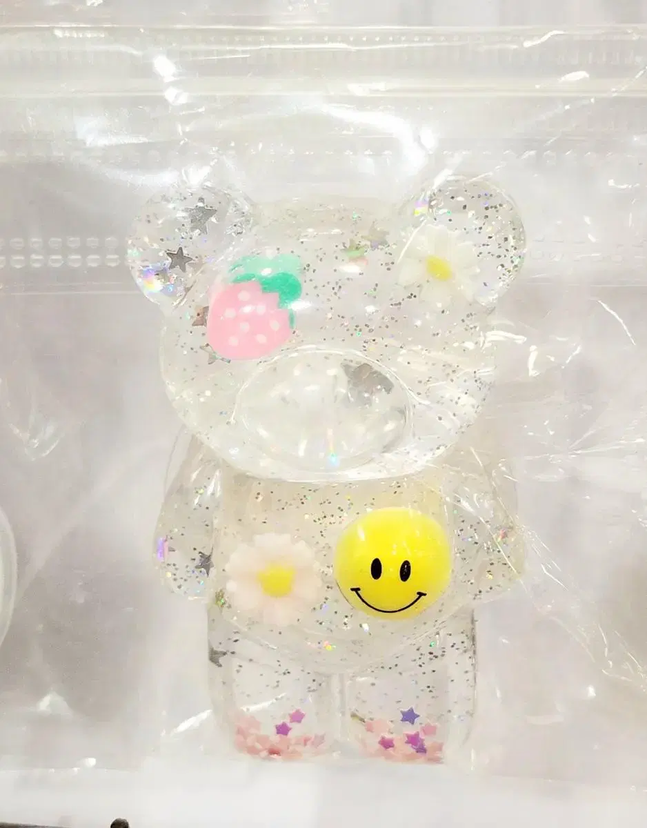 [Price Drop] Transparent Flower Bear GripTalk