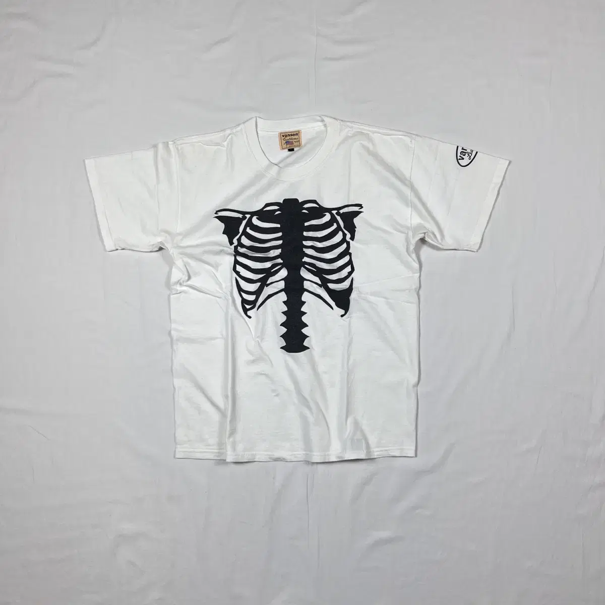 Vanson Vanson Bones X-ray Printed Vahn Short Sleeve Tee