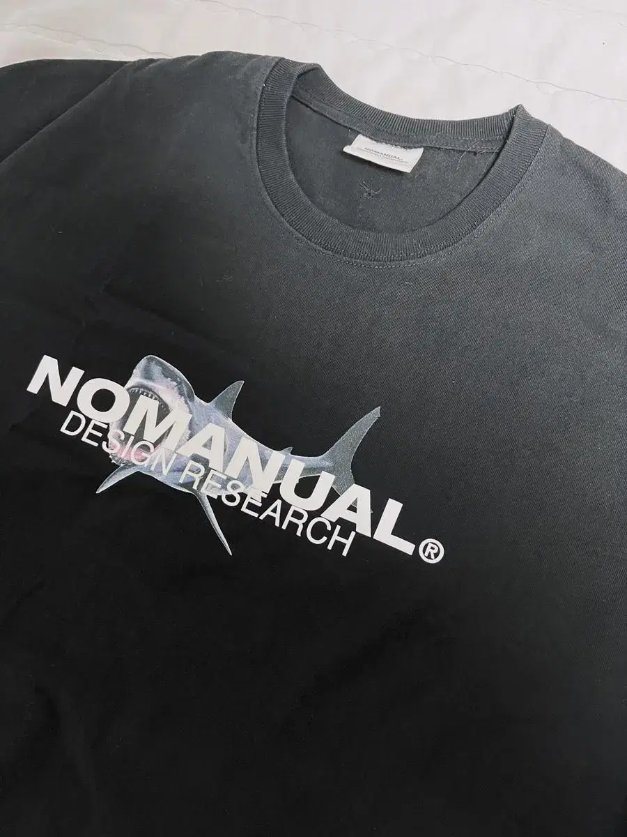 No-Manual Shark Graphic Short Sleeve [XL]