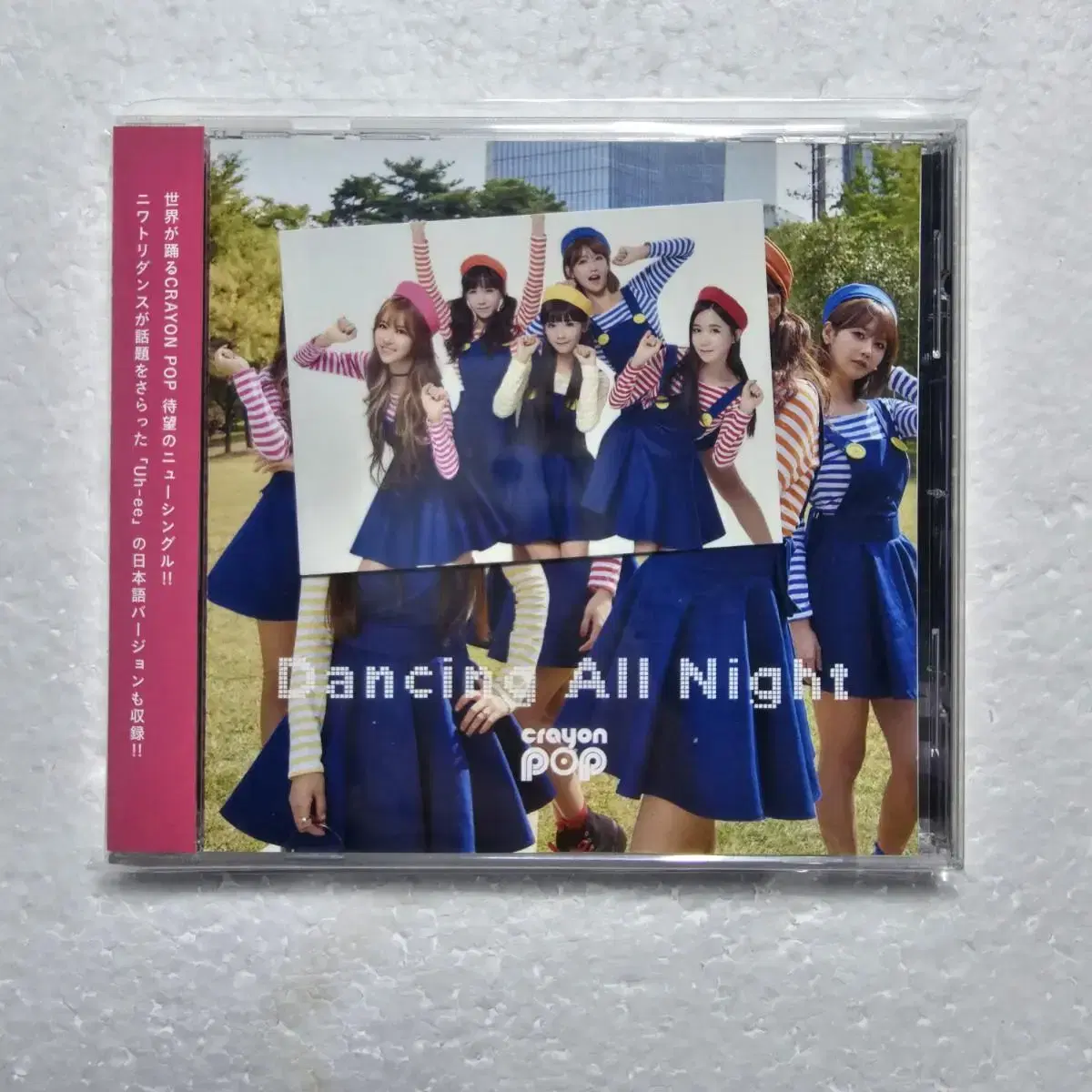 크레용팝 Dancing All Night 일본 싱글 포토카드 CD 중고