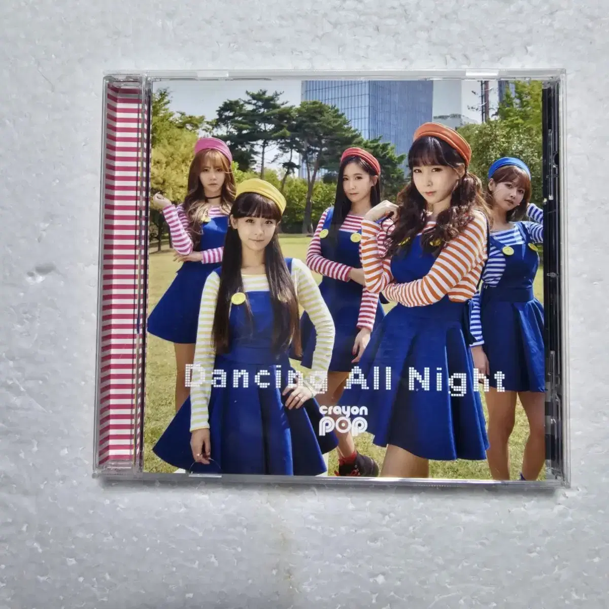 크레용팝 Dancing All Night 일본 싱글 포토카드 CD 중고