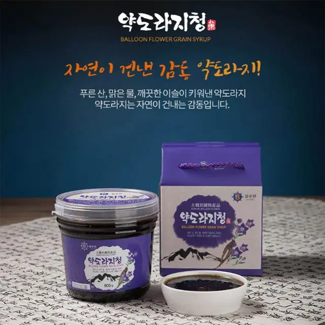 약도라지청 800g