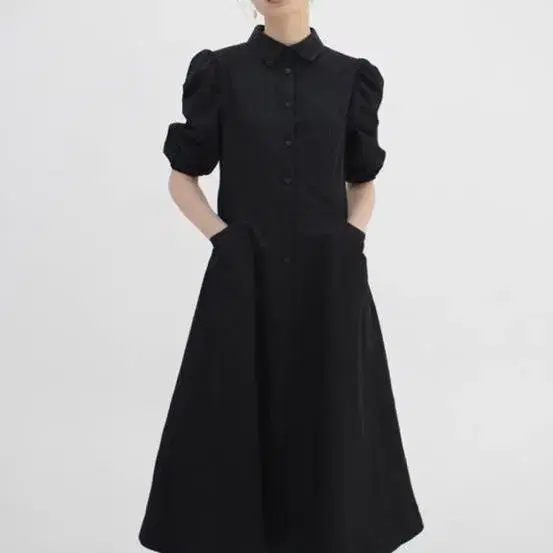 시눈 셔츠 드레스 shirt dress black 시눈원피스