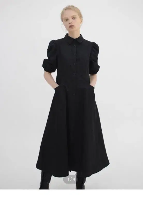 시눈 셔츠 드레스 shirt dress black 시눈원피스