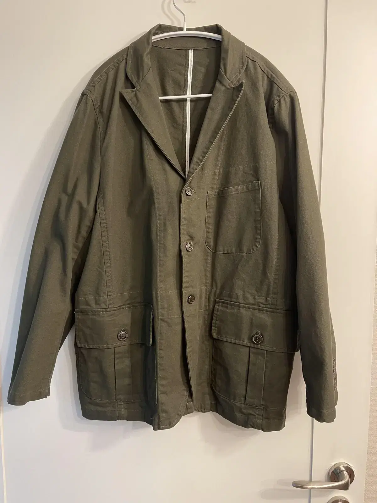 Bonded Olive Cotton Jacket