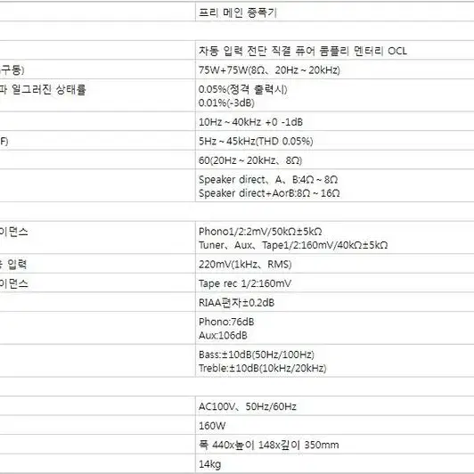 1977 산요 DCA-1201 인티앰프/다운 트랜스/5만 할인