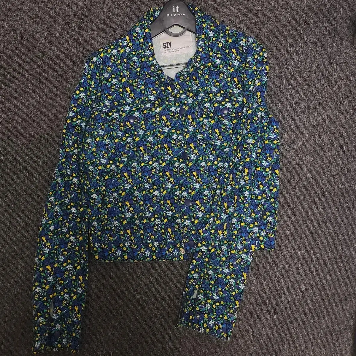 Sisley Flower Pattern Men's Jacket