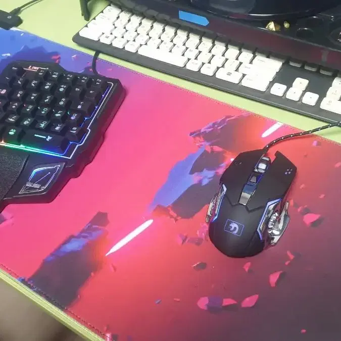 pc 한손 키보드  led keybord 마우스 mouse 일괄 판매