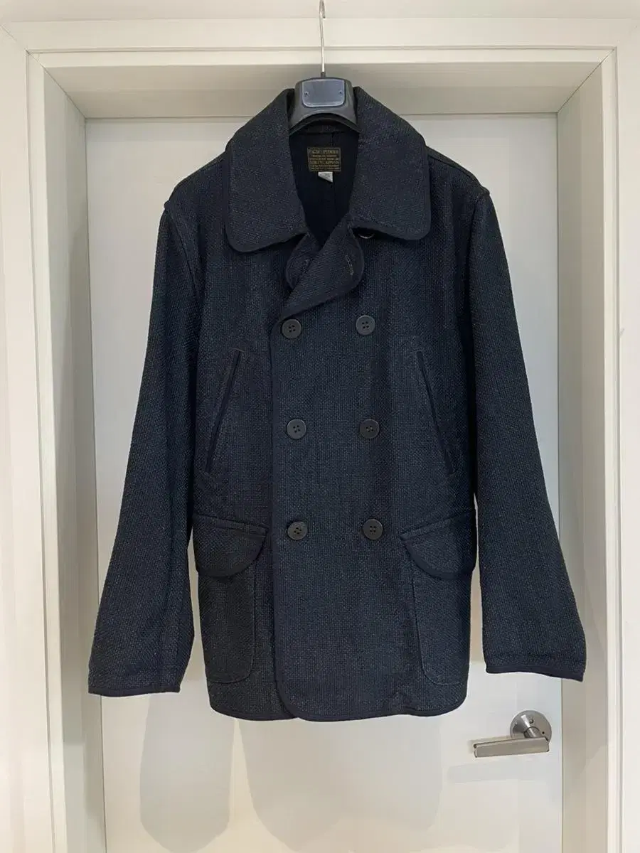 RRL Japanese Fabric (Sashiko) Peacoat