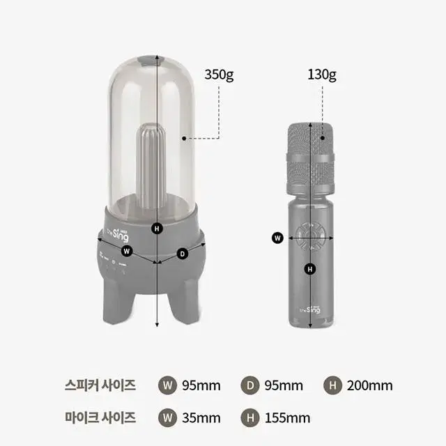 미라클엠 더씽 블루투스 마이크 스피커 M80 노래방