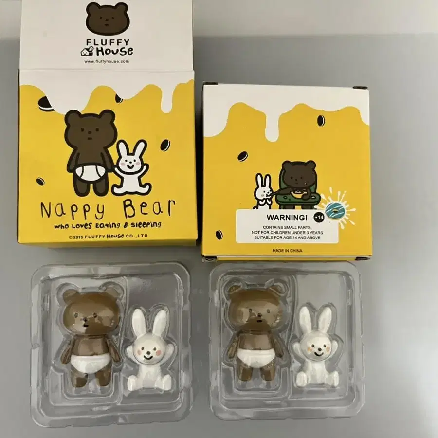 Fluffy House 플러피하우스 Nappy Bear 아트토이 피규어