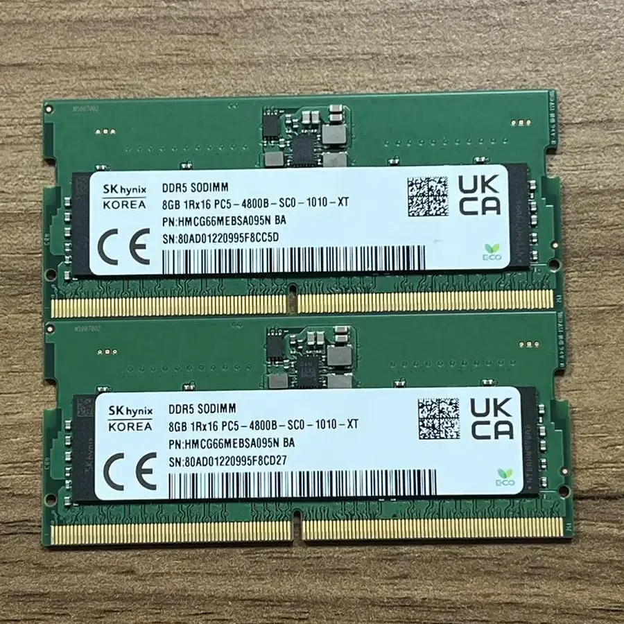 노트북 램 DDR5 8기가 2개 하이닉스