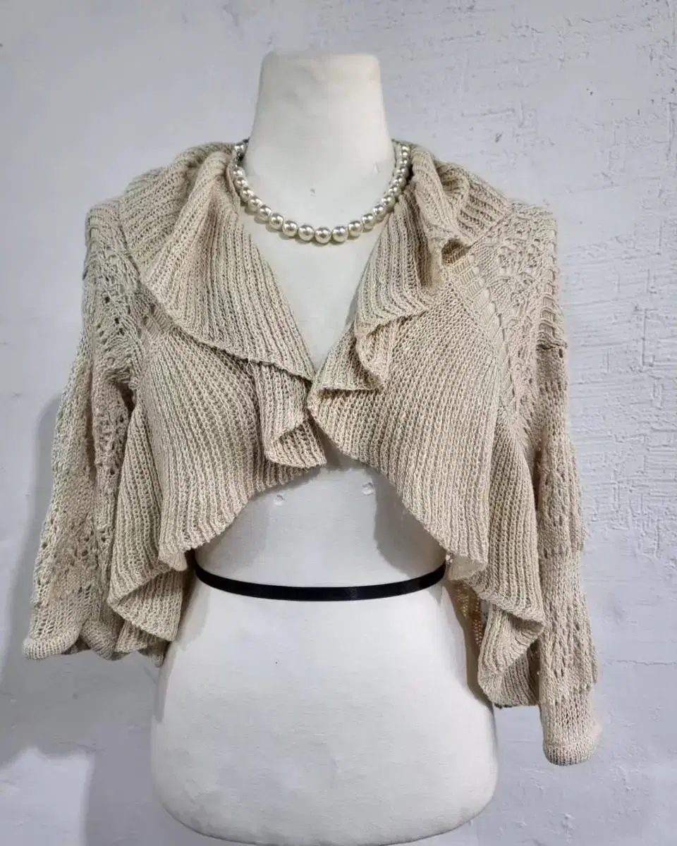 Imported vintage crochet cardigan